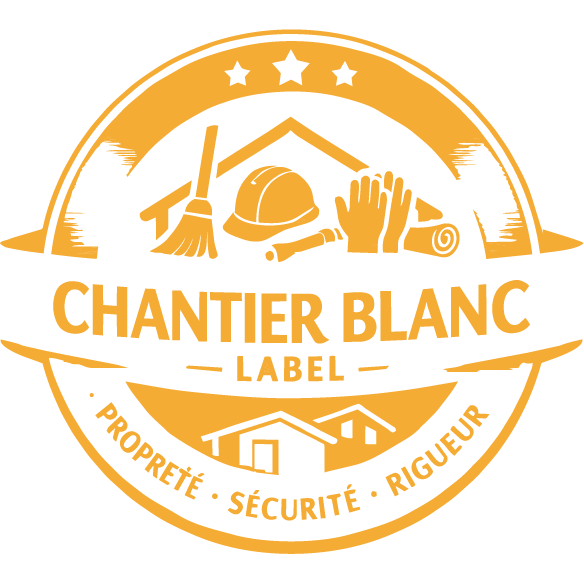 Label Chantier Blanc